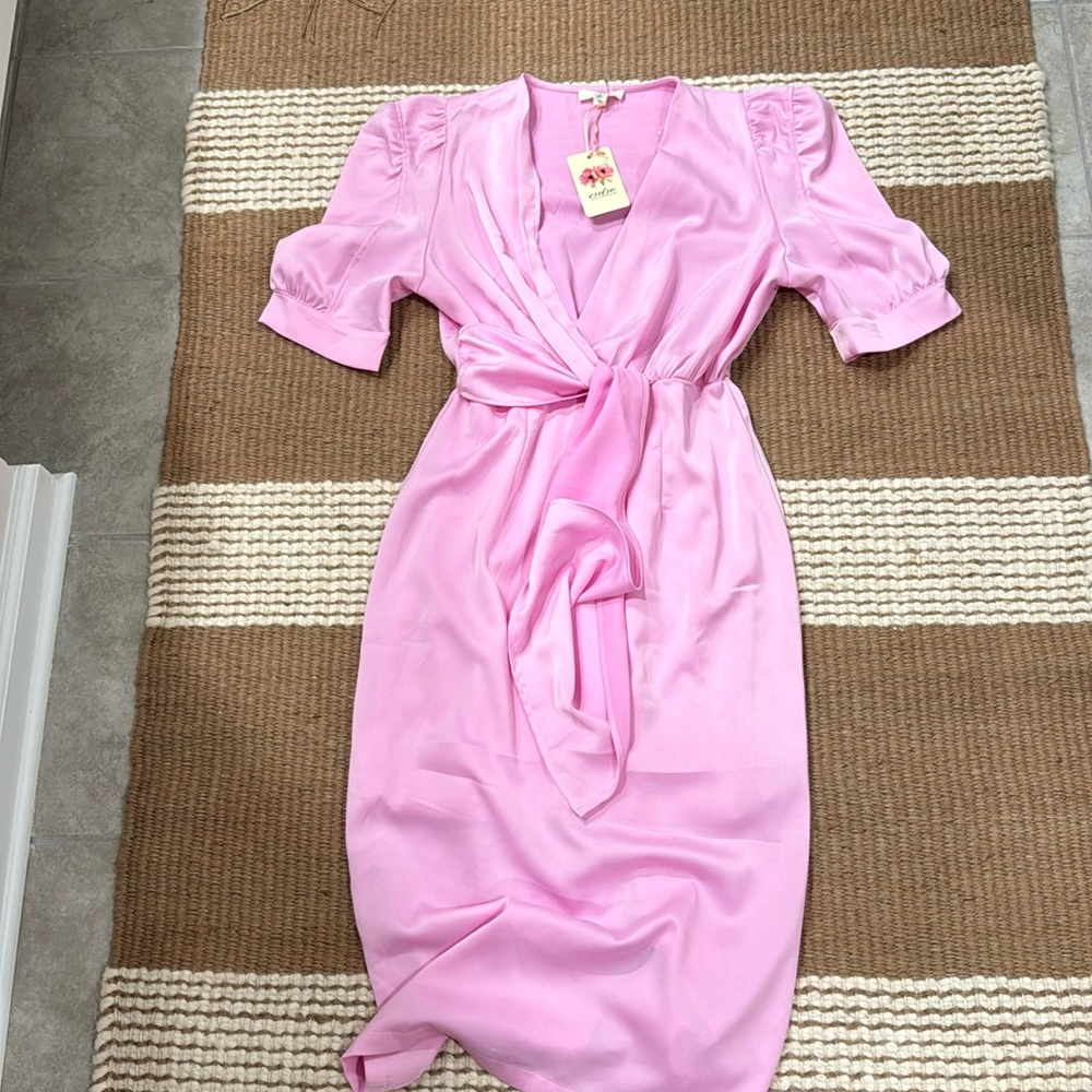 Baby pink dress